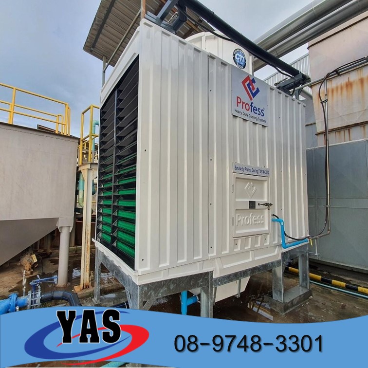 Cooling tower 125 tons ออกแบบติดตั้งชิลเลอร์ 125 tons